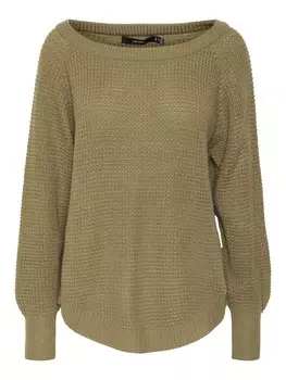Базовый свитер VERO MODA Sweater, коричневый
