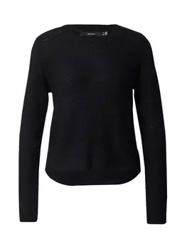 Базовый свитер VERO MODA Sweater VMNUEVOCHARITY, черный
