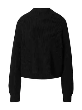 Базовый свитер WEEKDAY Sweater Lyla, черный