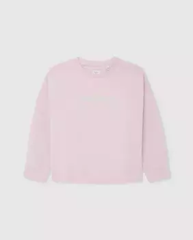 Базовый свитшот для девочек Pepe Jeans, розовый