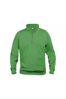 Базовый свитшот на молнии до половины Clique, зеленый