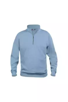 Базовый свитшот на молнии до половины Clique, синий
