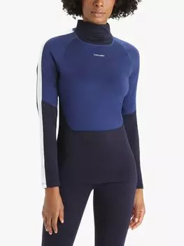 Базовый топ 200 Sonebula с длинными рукавами и высоким воротником Icebreaker, черный