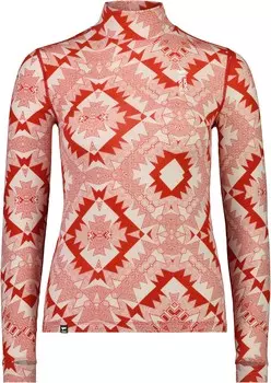 Базовый топ Cascade Merino Flex с воротником-стойкой — женский Mons Royale, красный