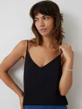 Базовый топ на бретельках HUSH, черный