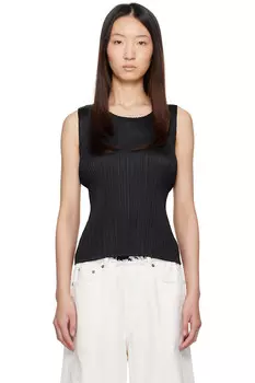 Базовый топ Pleats Please Issey Miyake, черный