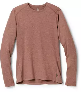 Базовый топ средней плотности с длинными рукавами – женский REI Co-op, фиолетовый