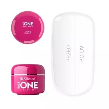 Базовый УФ-гель-конструктор густой прозрачный 15 г Silcare