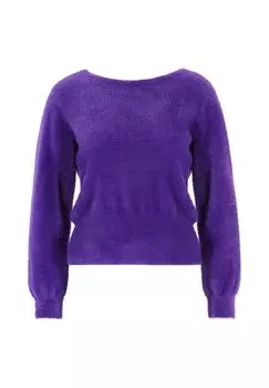 Базовый вязаный свитер однотонных цветов Vera Mont, цвет Perfect Lilac