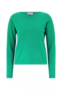 Базовый вязаный свитер с круглым вырезом BETTY BARCLAY, цвет Green Grass