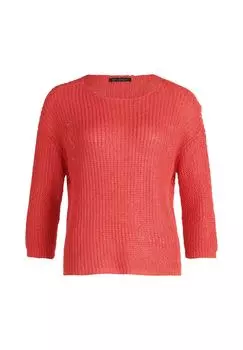 Базовый вязаный свитер с ребристой структурой BETTY BARCLAY, цвет Cayenne