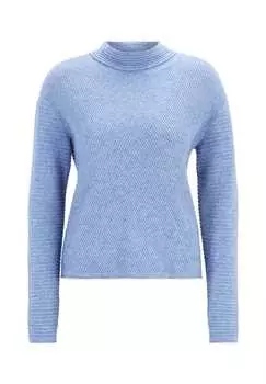 Базовый вязаный свитер с ребристой структурой Betty Barclay, синий