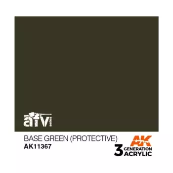 Базовый зеленый (защитный), 3rd Gen Acrylic - AFV