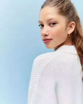 Базовый женский свитер Green Coast, цвет Crudo