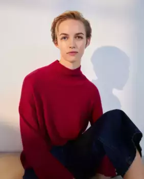 Базовый женский свитер с круглым вырезом Woman El Corte Ingls, цвет Buganvilla