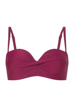 Базовый женский верх бикини со сборками DesireE, цвет Snob