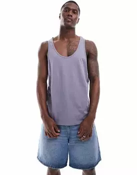 Базовый жилет ASOS DESIGN, средне-синий