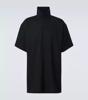 BB Garderobe хлопковая пике-поло Balenciaga, черный