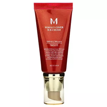 BB-крем Missha Perfect Cover SPF 42 PA оттенок № 13 насыщенный бежевый, 50 мл