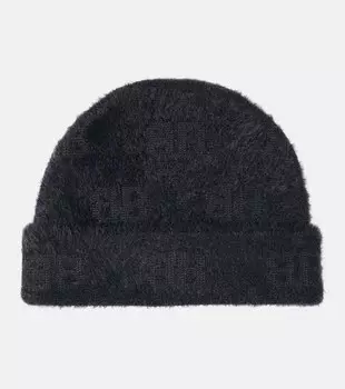 BB шапка из шерсти с добавками Balenciaga, черный