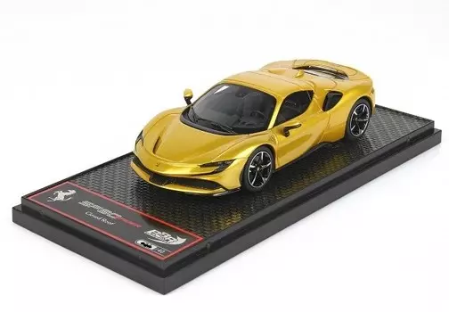 Bbr Ferrari Sf90 Spider с закрытой крышей Yel 1:43 Bbrc249A1