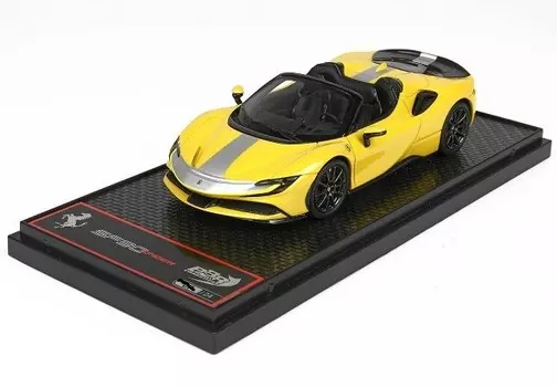 Bbr Ferrari Sf90 Spider с закрытой крышей Yel 1:43 Bbrc256E