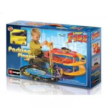 BBurago, Street Fire, игровой набор для парковки, набор