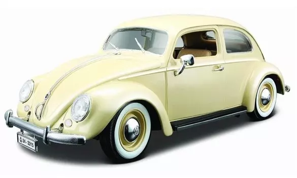 BBurago, VW Kafert-Beetle Бежевый 1:18 BBURAGO BBurago