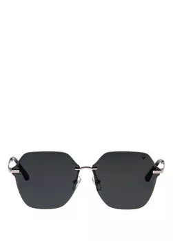 Bc 1248 c 2 женские солнцезащитные очки с геометрическим узором Blancia Milano, черный