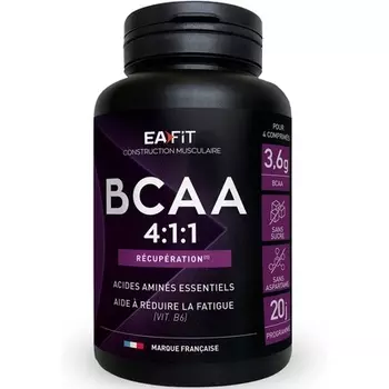 BCAA 4.1.1 добавка для наращивания мышечной массы 120 капсул Eafit