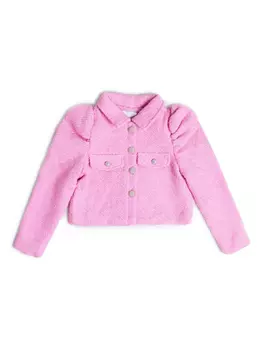 BCBG KIDS твидовый пиджак, розовый