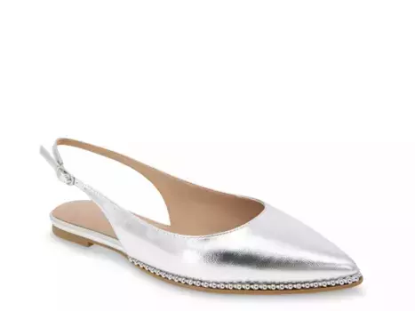 BCBGeneration Valerie Flat, серебристый металлик