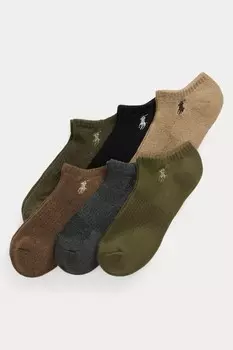 Bci comed хлопок производительность носки Polo Ralph Lauren, коричневый