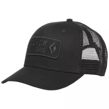 BD Trucker Черная бриллиантовая кепка Black Diamond, чёрный