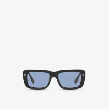 BE4376U солнцезащитные очки Jarvis из ацетата в прямоугольной оправе Burberry, черный