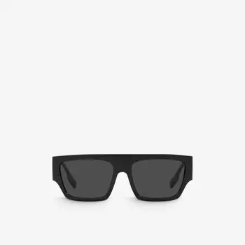 BE4397U солнцезащитные очки Micah в квадратной оправе из ацетата с затемненными линзами Burberry, черный