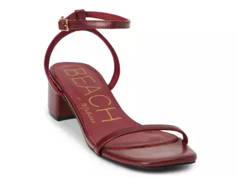 Beach by Matisse Belle Sandal, цвет: винно-красный