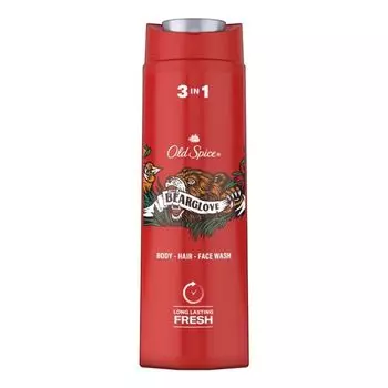 Bearglove 2 в 1 гель для душа - шампунь для волос Old Spice, 400 мл