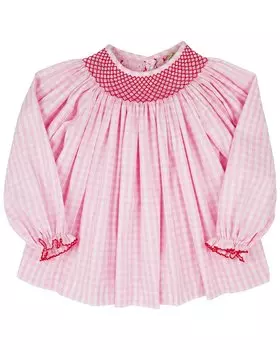 Beaufort Bonnet Company Bettye Sue Топ со сборками The Beaufort Bonnet Company, розовый