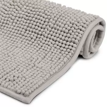 Beautissu коврик для ванной ковер для ванной BeauMare WR нескользящий 80х50см, светло-серый