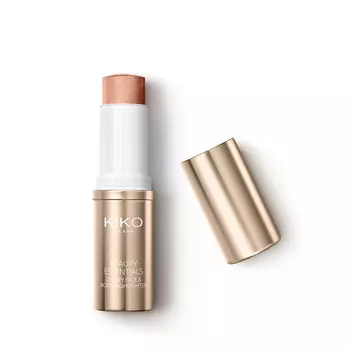 Beauty Essentials Glowy Face & Body Highlighter-стик-хайлайтер для лица и тела с металлическим финишем, 02 Luminous Attitude, 10,5 г Kiko Milano