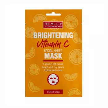 Beauty Formulas Brightening Vitamin C осветляющая маска для лица с витамином C