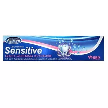 Beauty Formulas, Sensitive Gentle Whitening Toothpaste, отбеливающая зубная паста, 100 мл