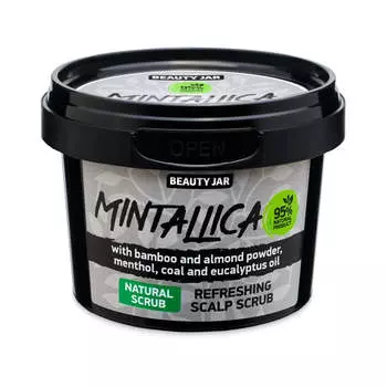 BEAUTY JAR Mintallica освежающий скраб для кожи головы 100г