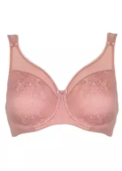 Beauty Кружевной разглаживающий бюстгальтер на косточках Berlei, розовый