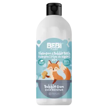 Bebi Kids шампунь для волос и пена для ванн 2в1 для детей, 500 мл