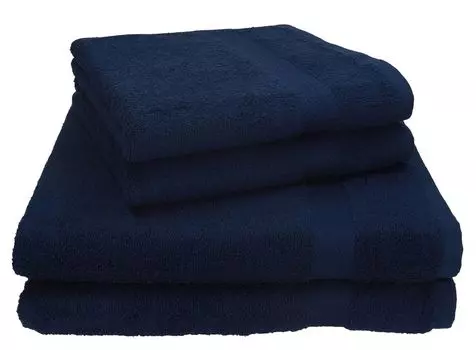 Бец 4 шт. Набор полотенец ПРЕМИУМ - 2 пляжных полотенца 2 полотенца для рук 100% хлопок Цвет: фиолетовый Betzshop, синий