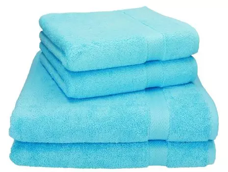 Бец 5 шт. Набор полотенец NICE Pack 100% хлопок 1 полотенце для душа 2 полотенца для рук 1 гостевое полотенце 1 рукавица цвет - бирюзовый Betzshop