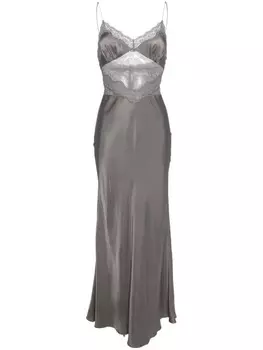 BEC + BRIDGE платье макси Amoras, серый