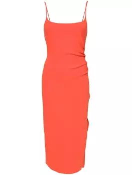 BEC + BRIDGE платье миди Jessi со сборками, оранжевый